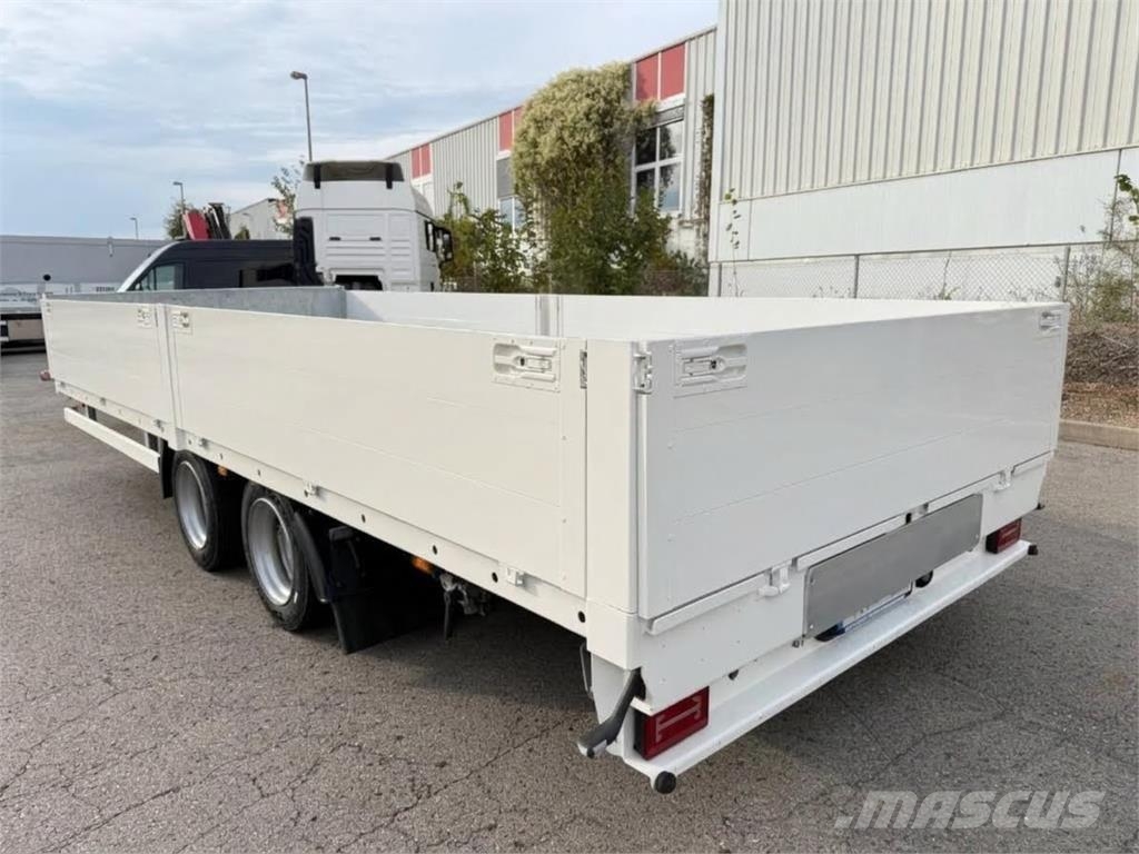 Möslein 2 Achs Tieflade Anh. mit Container Verriegelung Zemie treileri