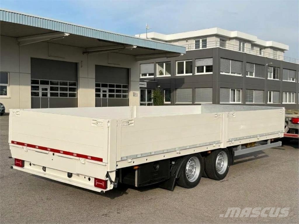Möslein 2 Achs Tieflade Anh. mit Container Verriegelung Zemie treileri