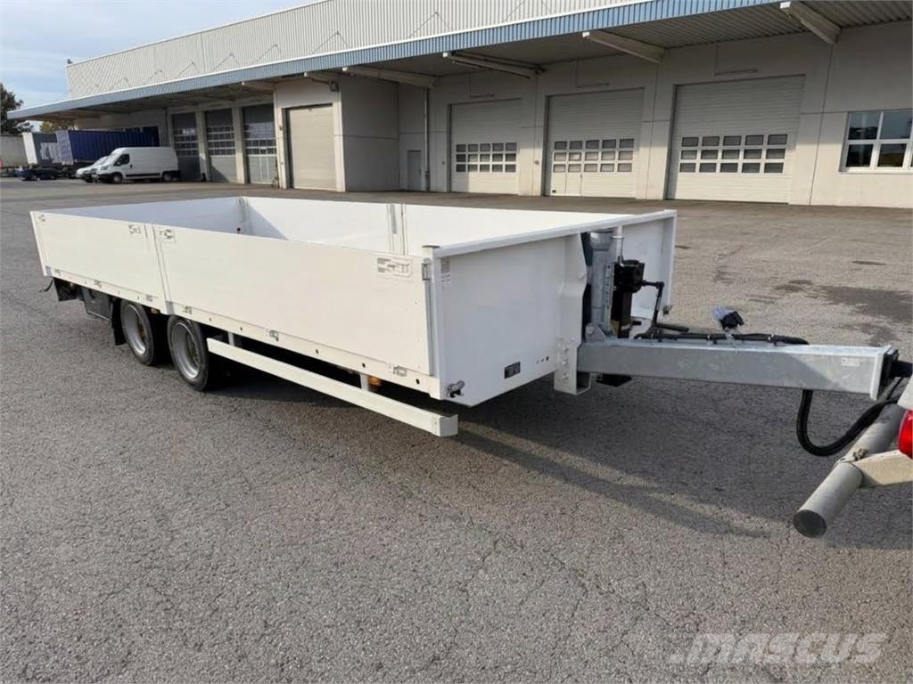 Möslein 2 Achs Tieflade Anh. mit Container Verriegelung Zemie treileri