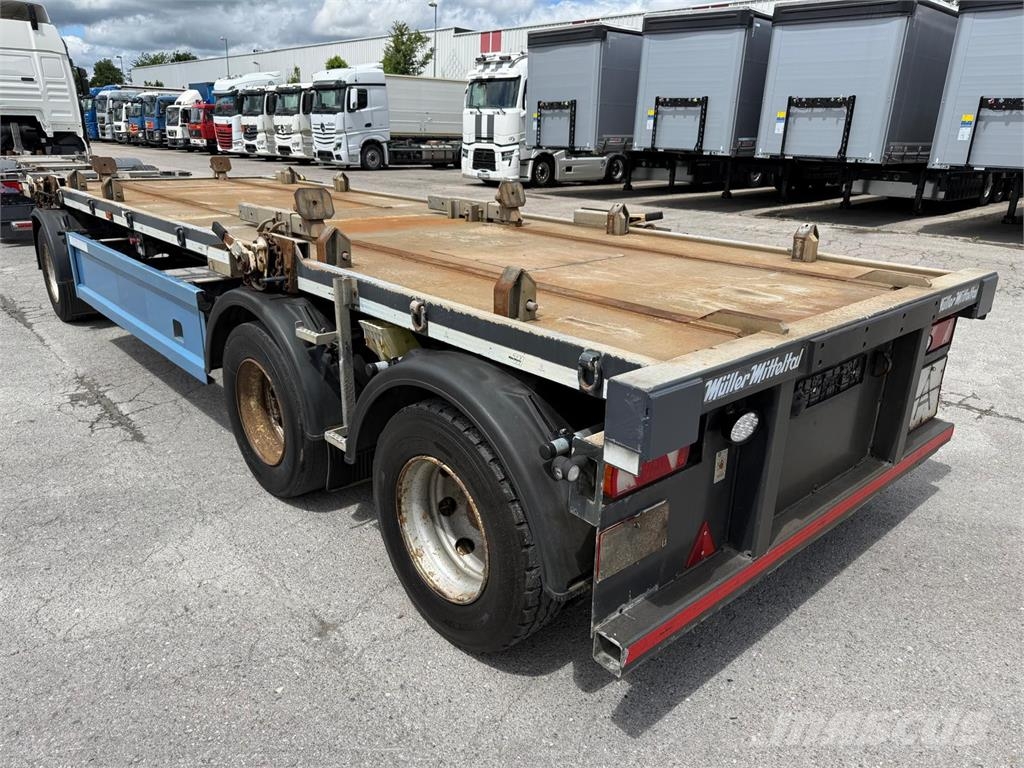 Müller-Mitteltal 3 Achs Anh für Container Frontbeladung TÜV03 27 Ďalšie prívesy