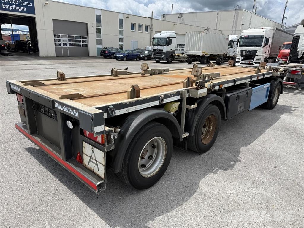 Müller-Mitteltal 3 Achs Anh für Container Frontbeladung TÜV03 27 Ďalšie prívesy