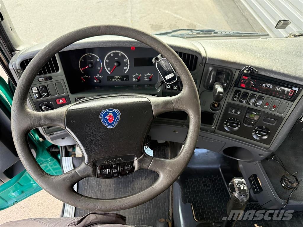 Scania R420 LB 4x2 Meiller Absetzkipper Retarder AHK ケーブルリフト着脱式トラック