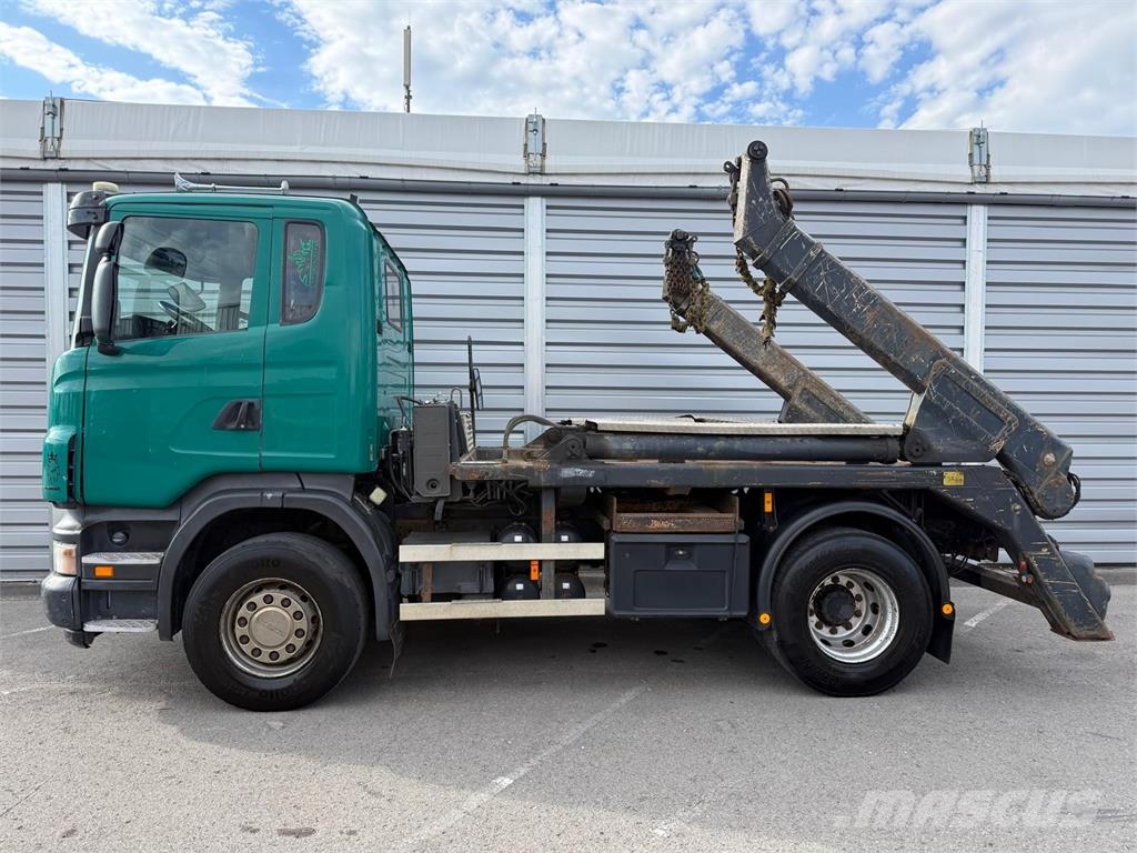 Scania R420 LB 4x2 Meiller Absetzkipper Retarder AHK ケーブルリフト着脱式トラック