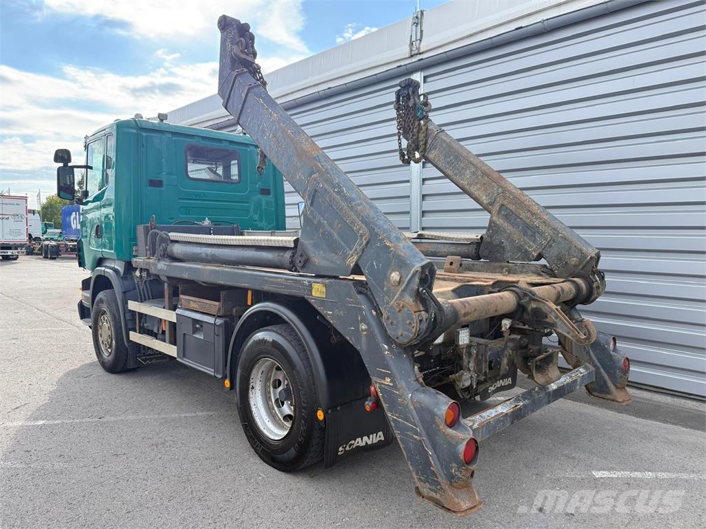 Scania R420 LB 4x2 Meiller Absetzkipper Retarder AHK ケーブルリフト着脱式トラック