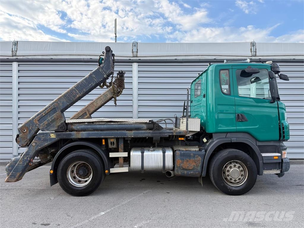 Scania R420 LB 4x2 Meiller Absetzkipper Retarder AHK ケーブルリフト着脱式トラック