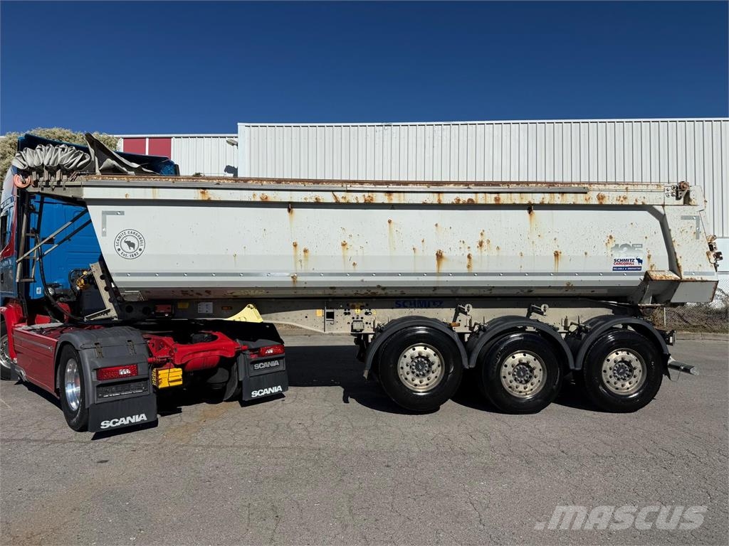 Schmitz Cargobull 3 Achs 25m³ Stahl Lift elektr Verdeck ALCOA TÜV Kippladerauflieger