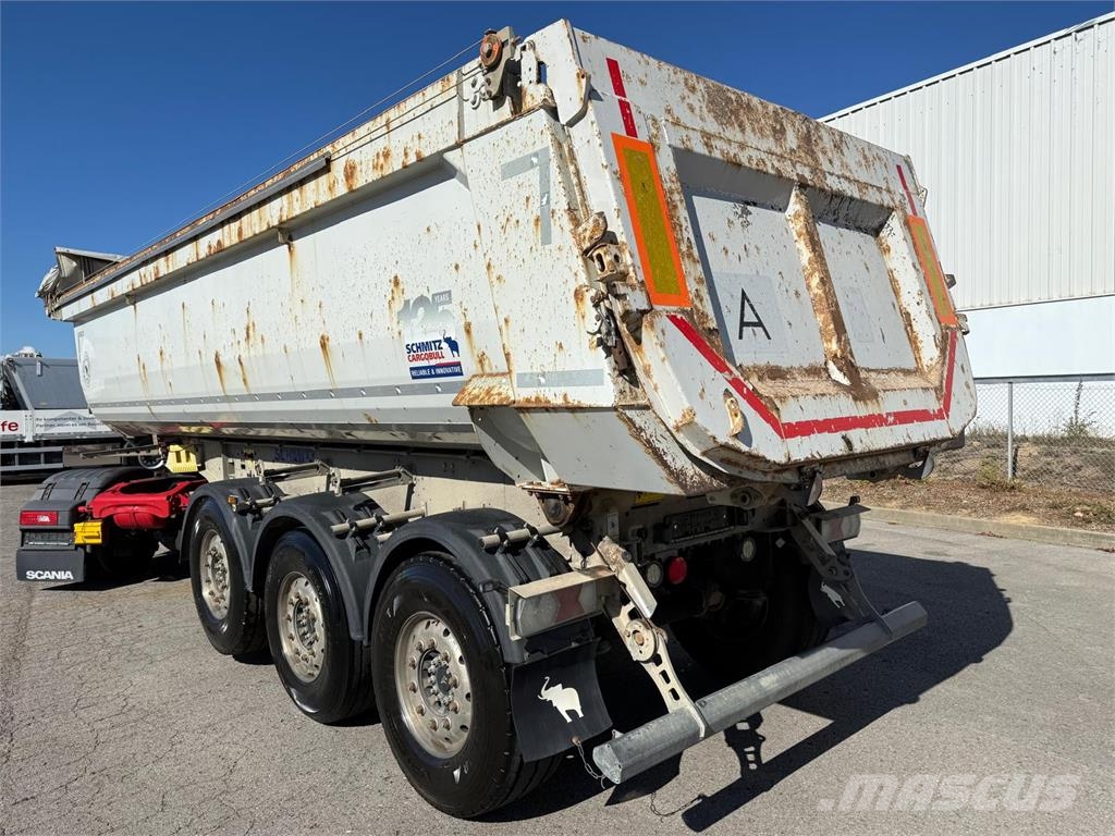 Schmitz Cargobull 3 Achs 25m³ Stahl Lift elektr Verdeck ALCOA TÜV Kippladerauflieger