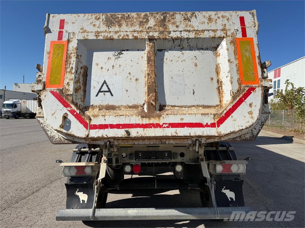 Schmitz Cargobull 3 Achs 25m³ Stahl Lift elektr Verdeck ALCOA TÜV Kippladerauflieger