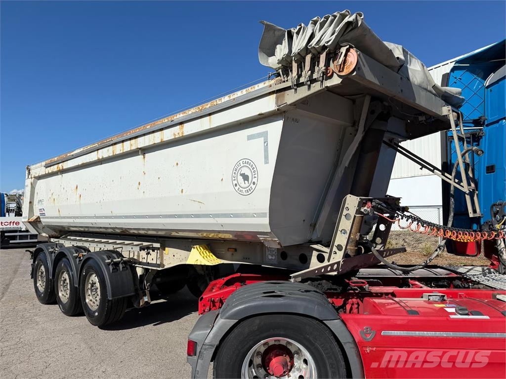 Schmitz Cargobull 3 Achs 25m³ Stahl Lift elektr Verdeck ALCOA TÜV Kippladerauflieger