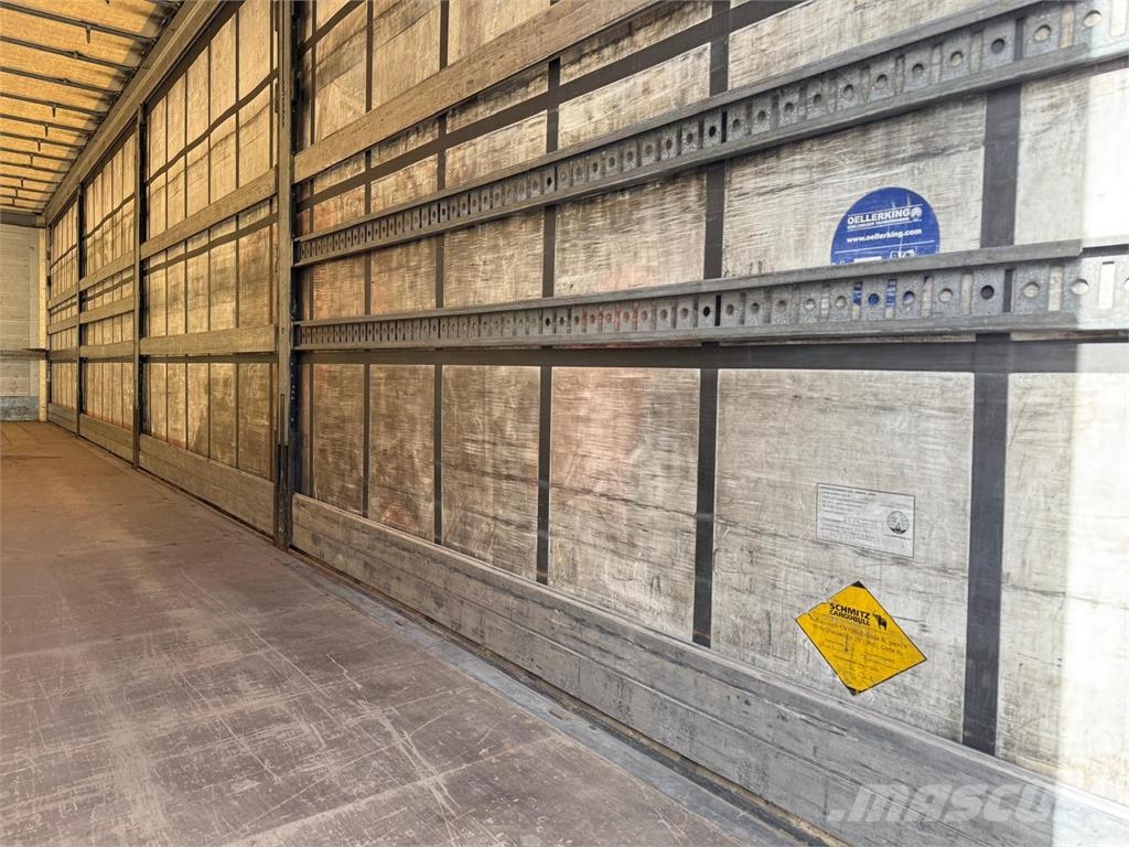 Schmitz Cargobull 3 Achs Mega Liftachse Hubdach mit ALU-Rampen Pritschenauflieger