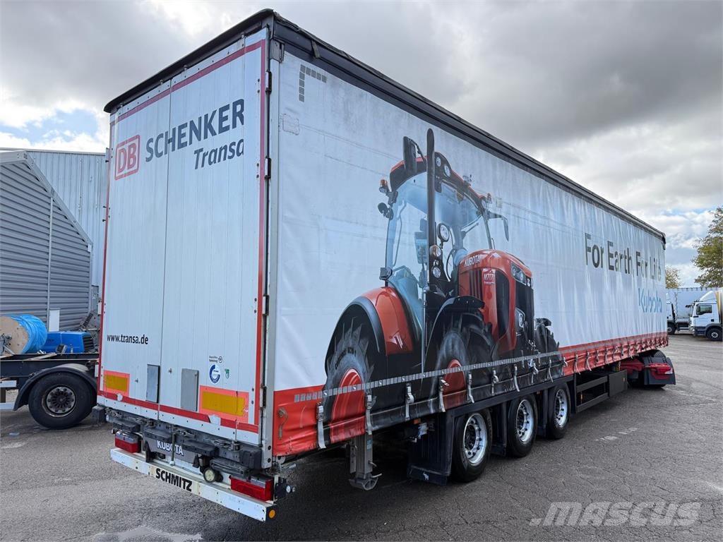 Schmitz Cargobull 3 Achs Mega Liftachse Hubdach mit ALU-Rampen Pritschenauflieger