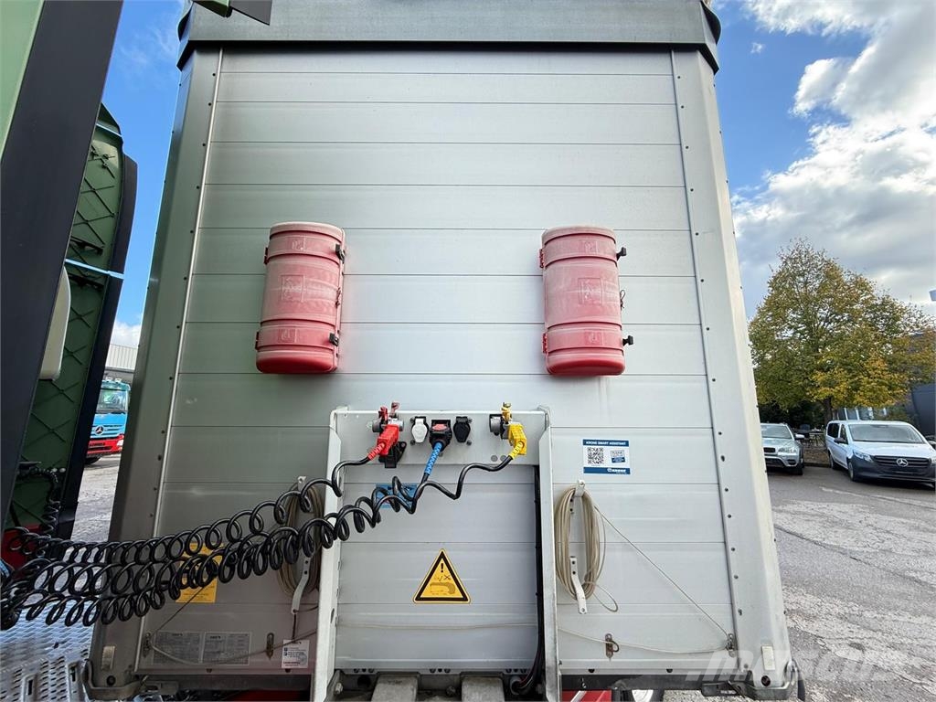 Schmitz Cargobull 3 Achs Mega Liftachse Hubdach mit ALU-Rampen Pritschenauflieger
