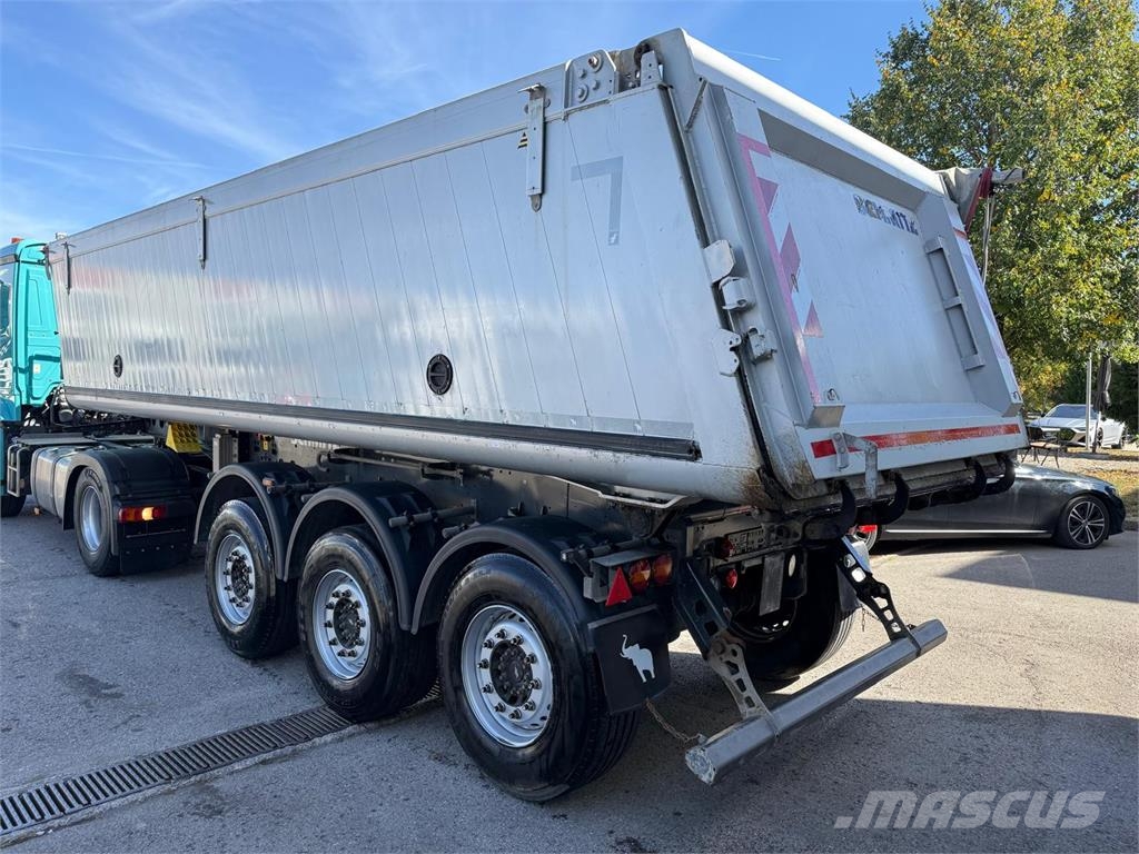 Schmitz Cargobull 3Achs 25³Alu Thermo Mulde Lift WABCO Rollplane Kippladerauflieger