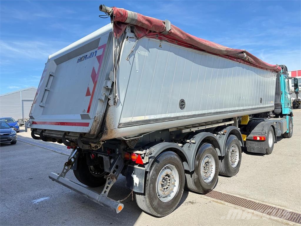 Schmitz Cargobull 3Achs 25³Alu Thermo Mulde Lift WABCO Rollplane Kippladerauflieger