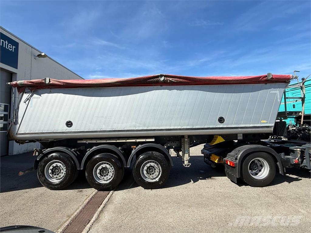 Schmitz Cargobull 3Achs 25³Alu Thermo Mulde Lift WABCO Rollplane Kippladerauflieger