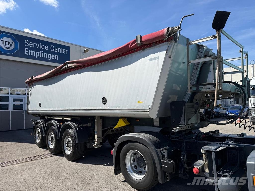 Schmitz Cargobull 3Achs 25³Alu Thermo Mulde Lift WABCO Rollplane Kippladerauflieger