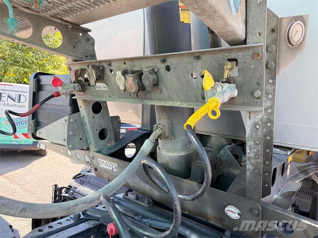 Schmitz Cargobull 3Achs 25³Alu Thermo Mulde Lift WABCO Rollplane Kippladerauflieger