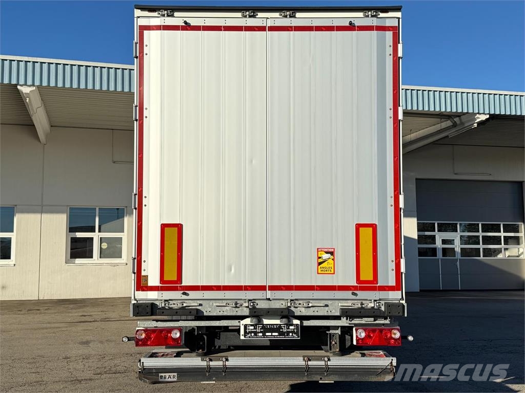 Schmitz Cargobull 3Achs ISO-Koffer BÄR-LBW 2to Liftachse TÜV04 27 Polprikolice zabojniki