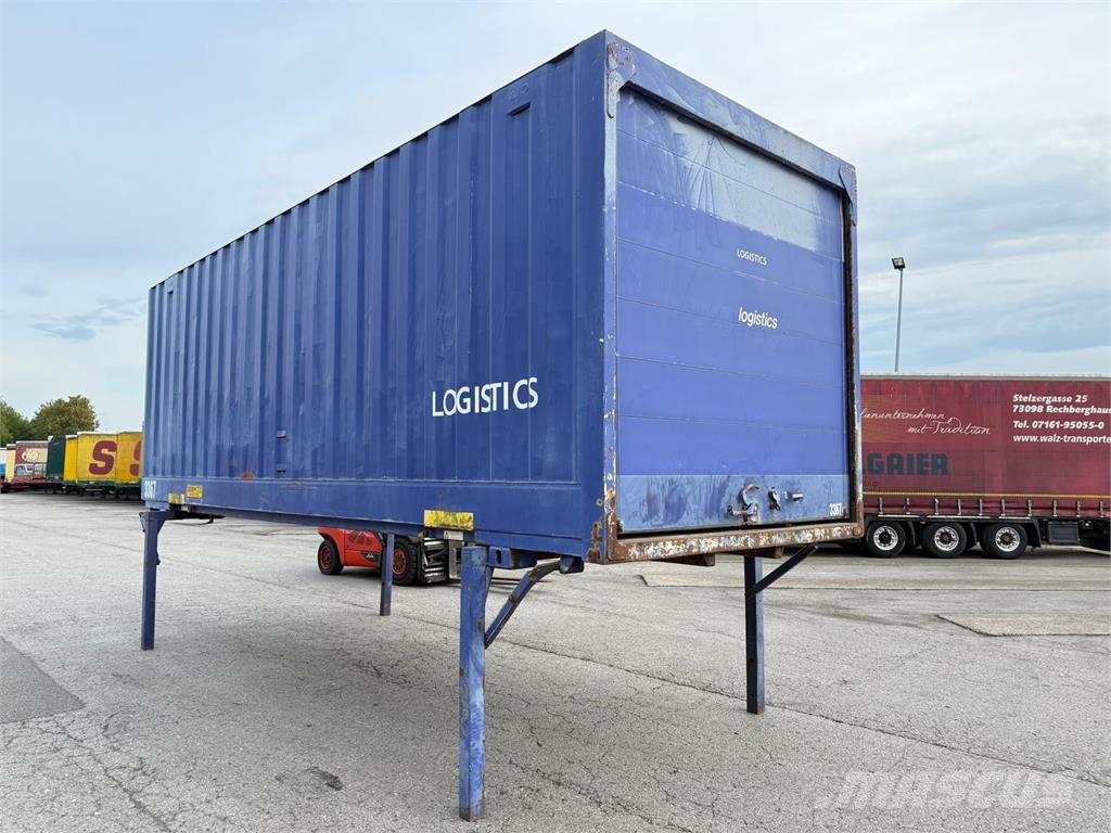 Tulo 745 BDF Stahl Koffer Wechselbrücke Rolltor Plattformar