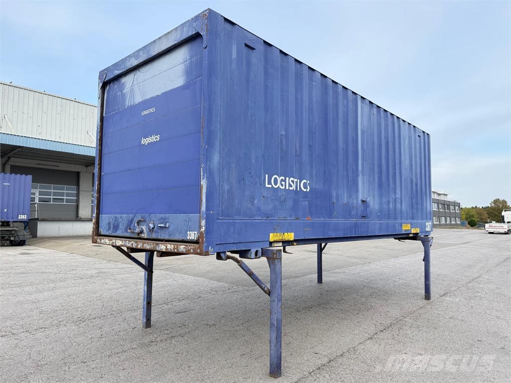 Tulo 745 BDF Stahl Koffer Wechselbrücke Rolltor Plattformar