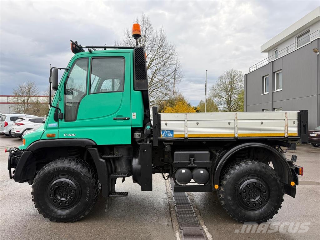 Unimog U400 2xHydraulik+2xDruckluft TÜV4 27 Kamera AHK Kipper