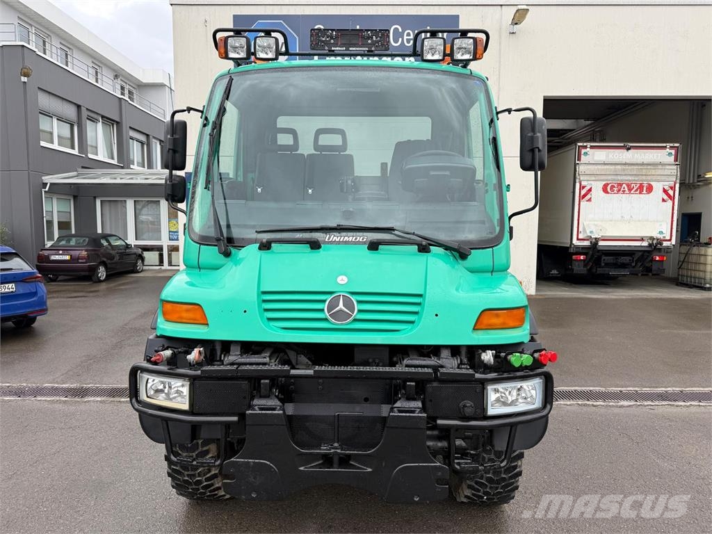 Unimog U400 2xHydraulik+2xDruckluft TÜV4 27 Kamera AHK Kipper