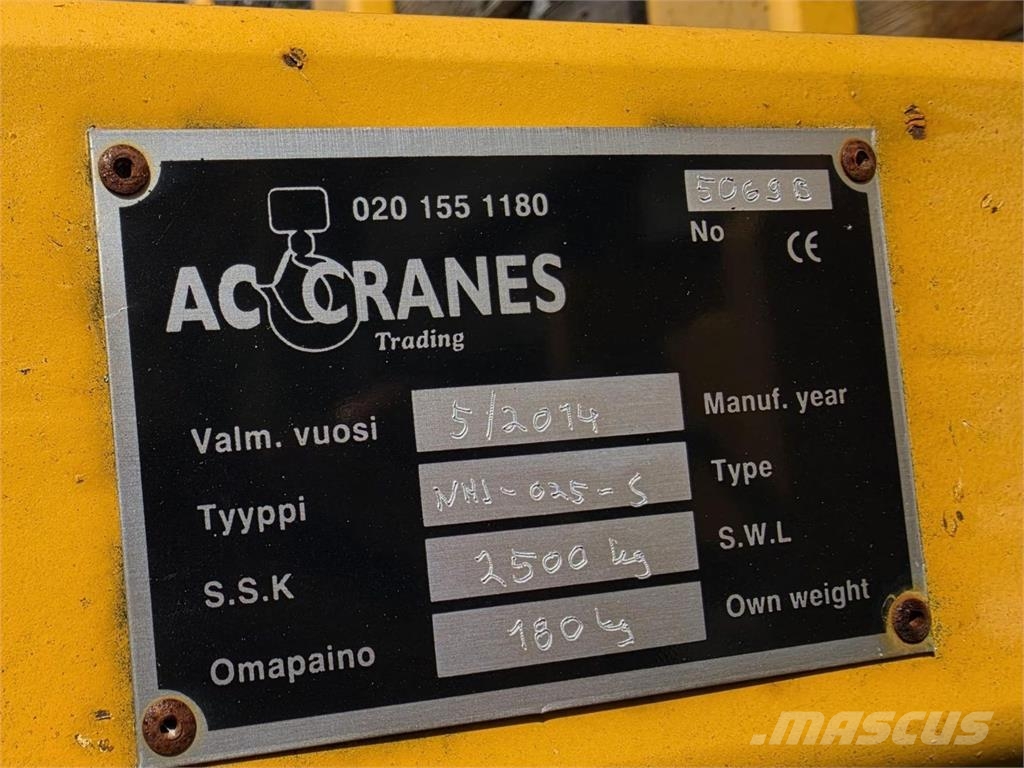 AC Cranes Nostohaarukka Citas sastāvdaļas