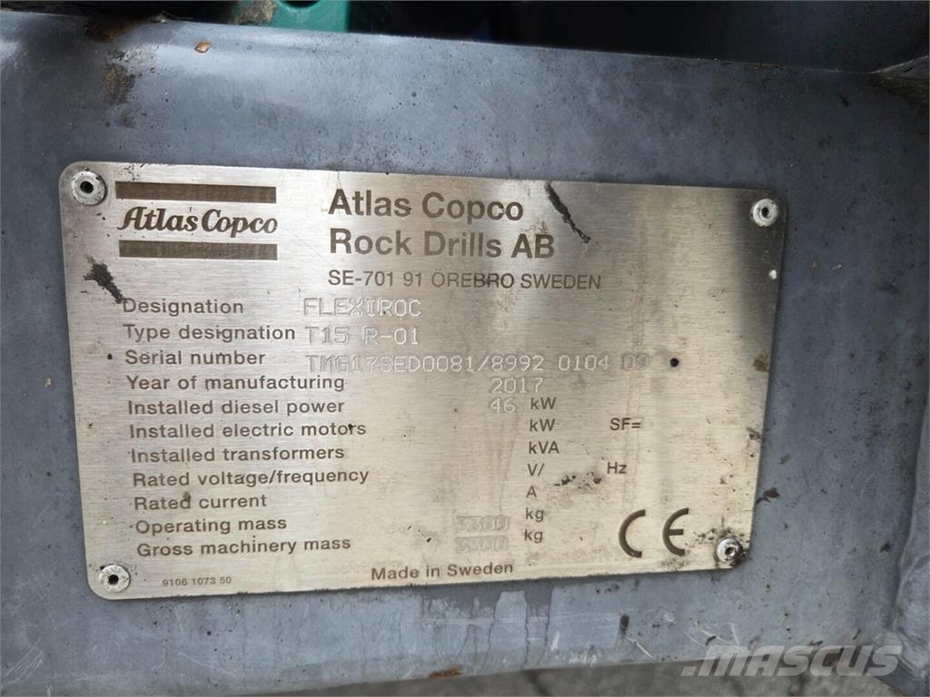 Atlas Copco Flexirock T15 R-01 Perforadora de superficie