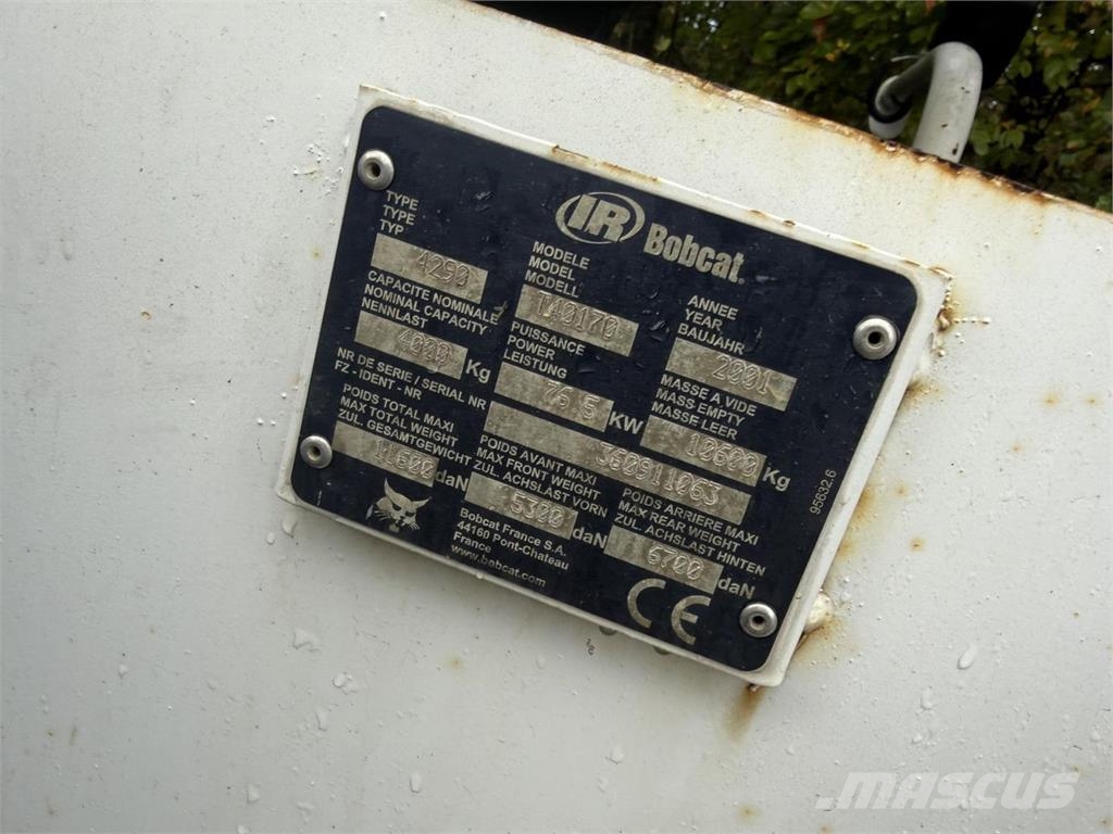 Bobcat T401770 kurottja hyvät varusteet Teleskopski viličarji