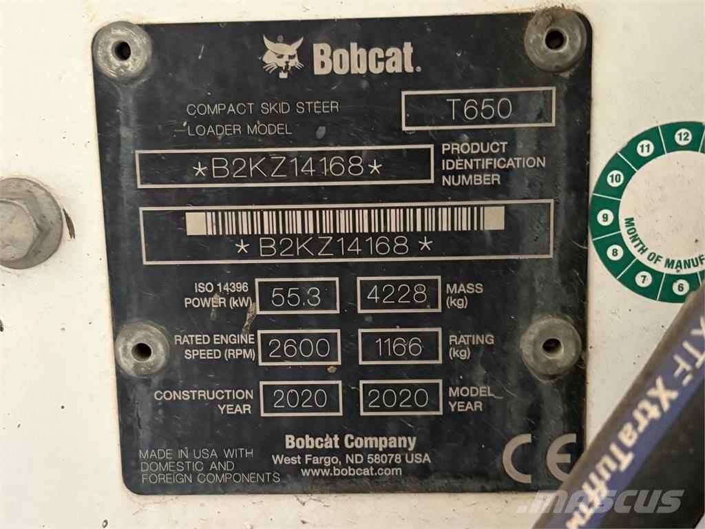 Bobcat T650 telaveto Ładowarki burtowe