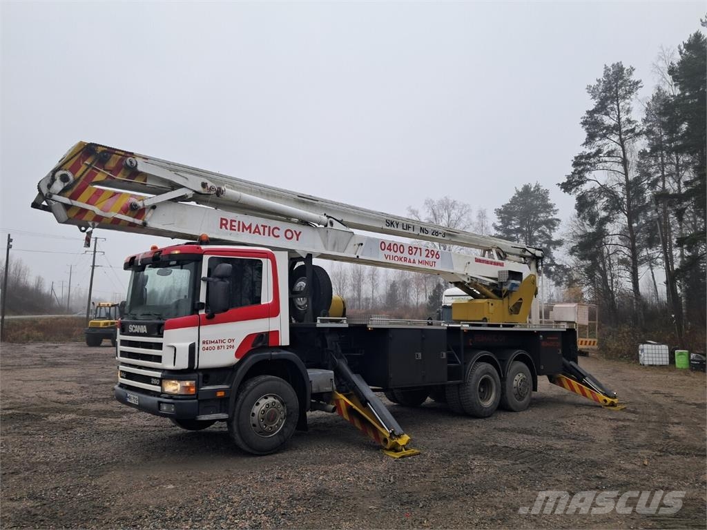 Bronto Scania 94 brontto skylift28-3 垂直升降工作台