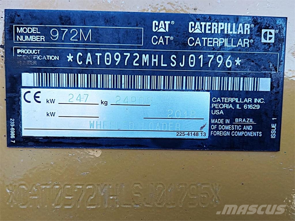 CAT 972 M Φορτωτές με λάστιχα (Τροχοφόροι)