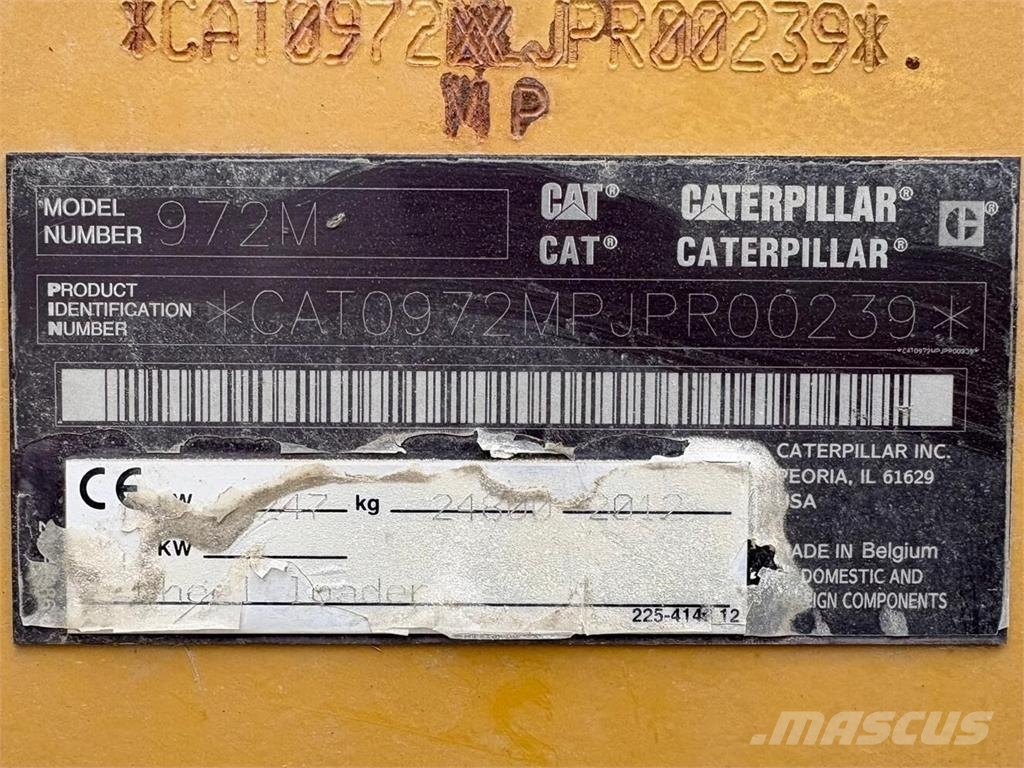 CAT 972 M Φορτωτές με λάστιχα (Τροχοφόροι)