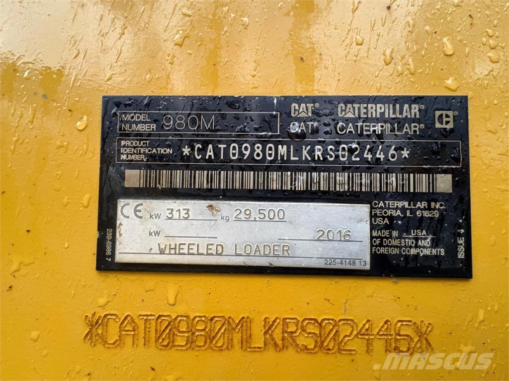 CAT 980 M Φορτωτές με λάστιχα (Τροχοφόροι)