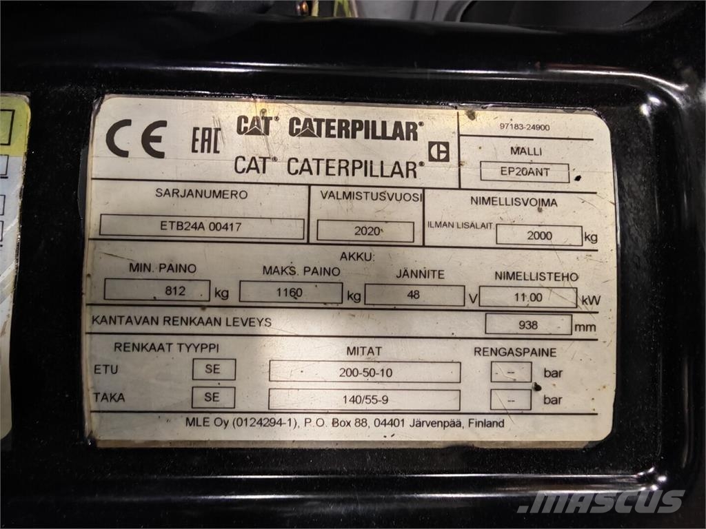 CAT EP20ANT Carrelli elevatori elettrici