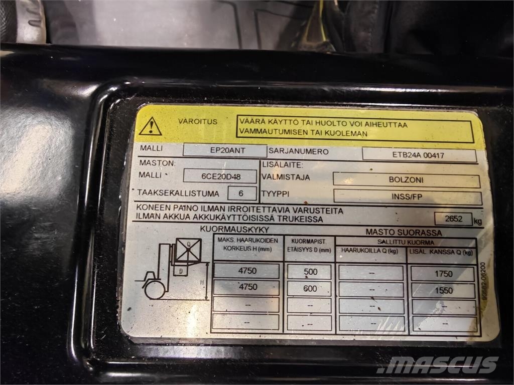 CAT EP20ANT Carrelli elevatori elettrici