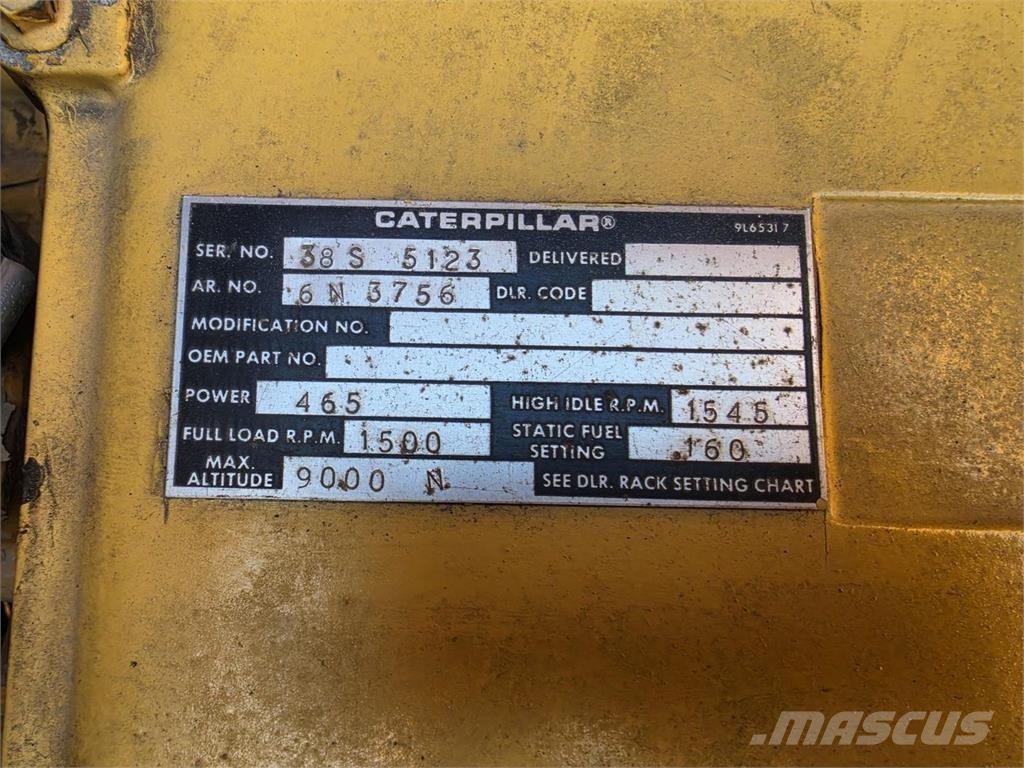 CAT SR 4 Generaattori Muud generaatorid