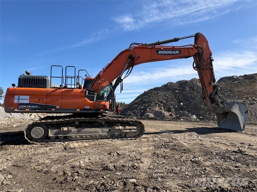 Doosan DX 340 LC-5 MYYTY/SOLD Kāpurķēžu ekskavatori