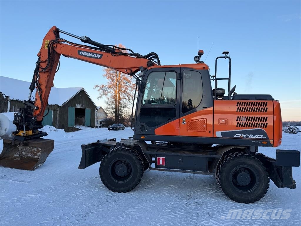Doosan DX160W-5, 2019, Lahti, Finland - Used wheeled excavators