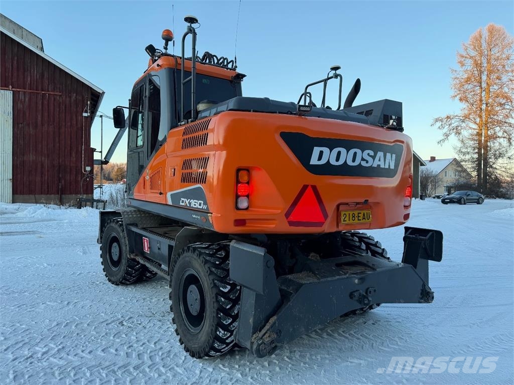 Doosan DX160W-5, 2019, Lahti, Finland - Used wheeled excavators