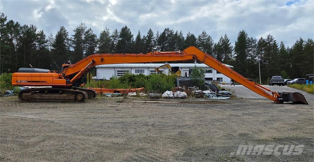 Doosan DX420LC Pitkäpuominen Bageri dugog dosega