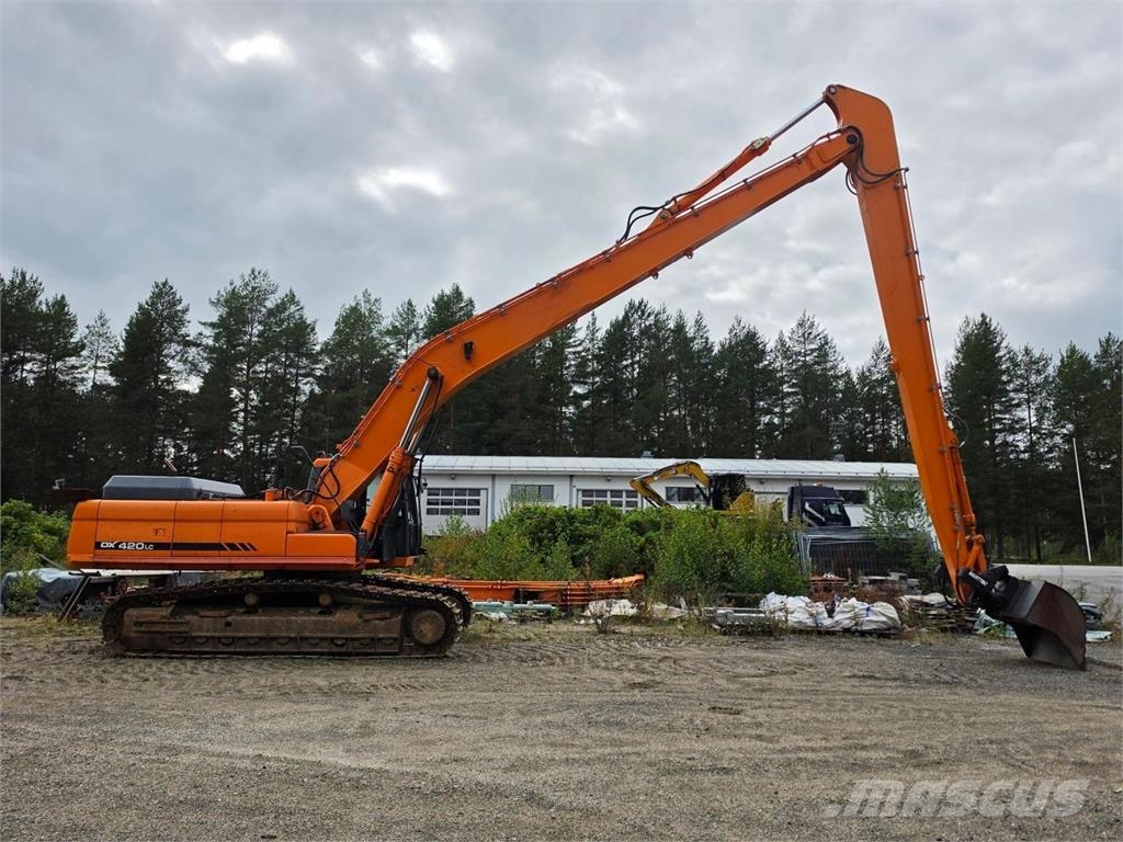 Doosan DX420LC Pitkäpuominen Bageri dugog dosega