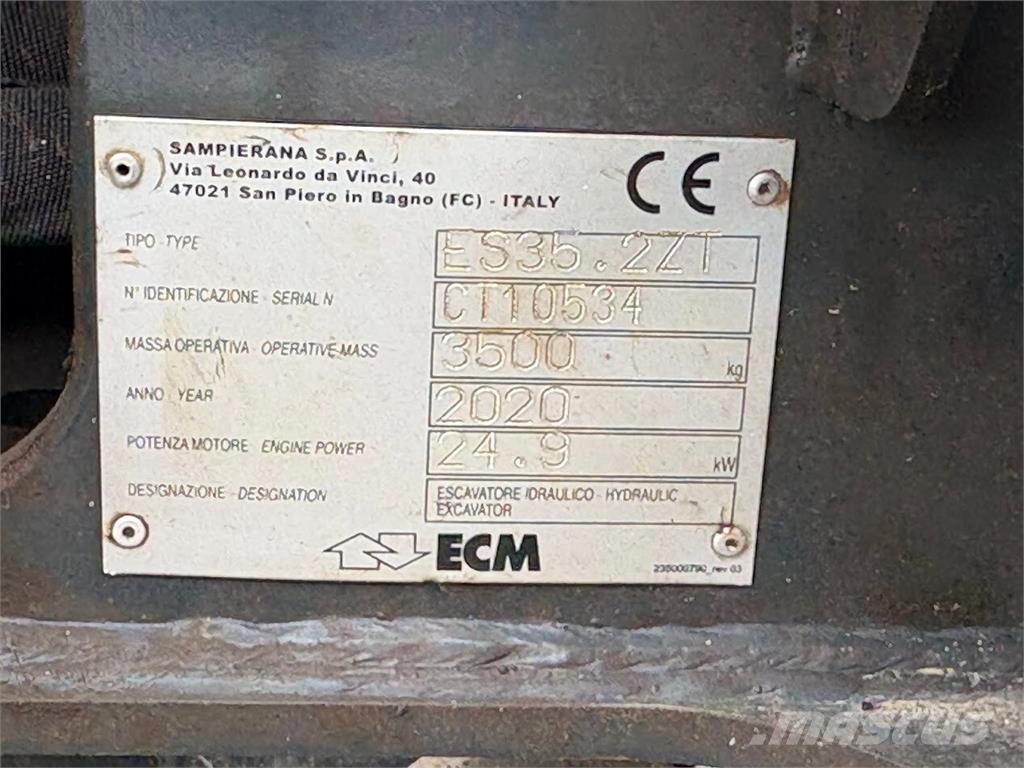 ECM 35 2ZT MYYTY!! Minikaivukoneet < 7t