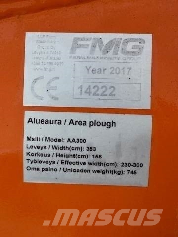 FMG AA300 刮雪板和犁
