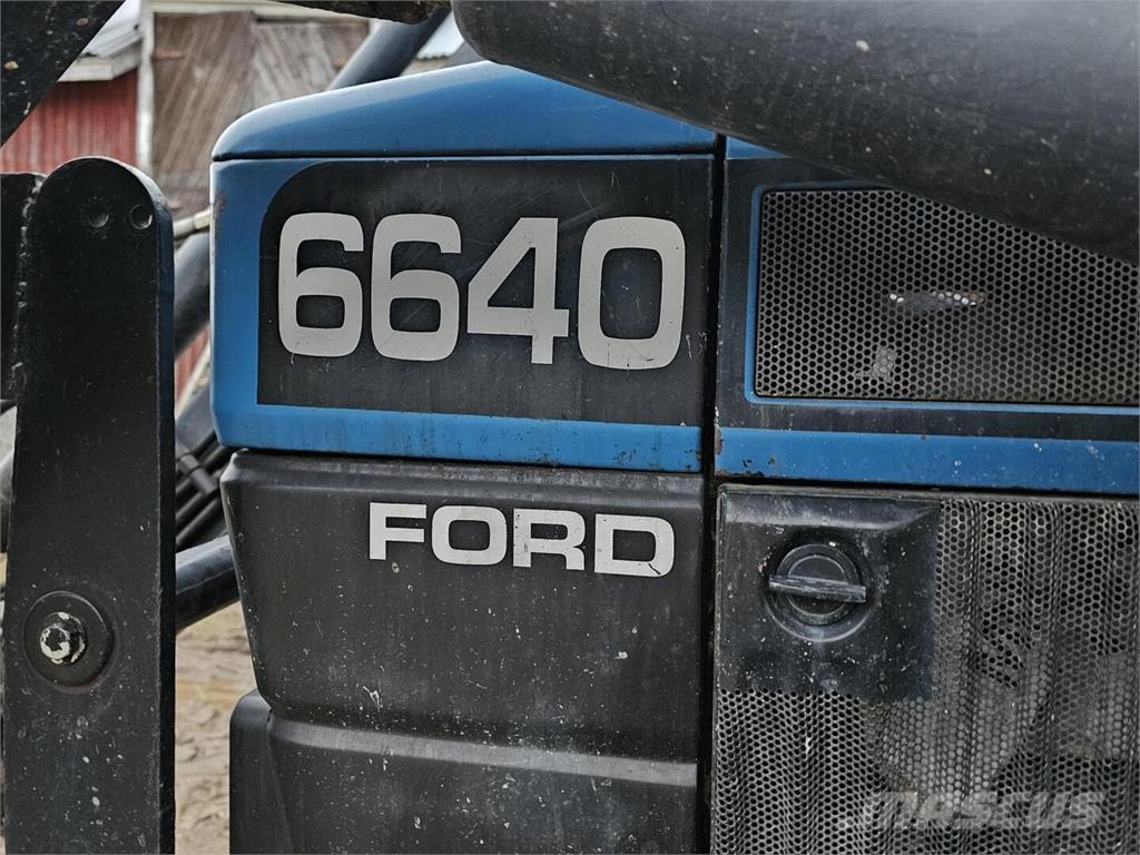 Ford 6640, etukuormaaja, kauha Traktorid