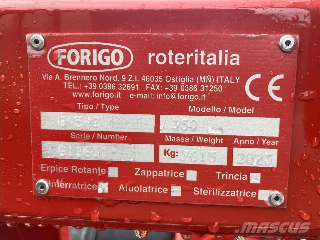 Forigo G45HC-350 動力耙和旋轉式耕耘機