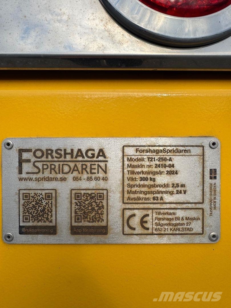 Forshaga Spridaren FSF25 reppuhiekoitin Kommunalt / generelt kjøretøy