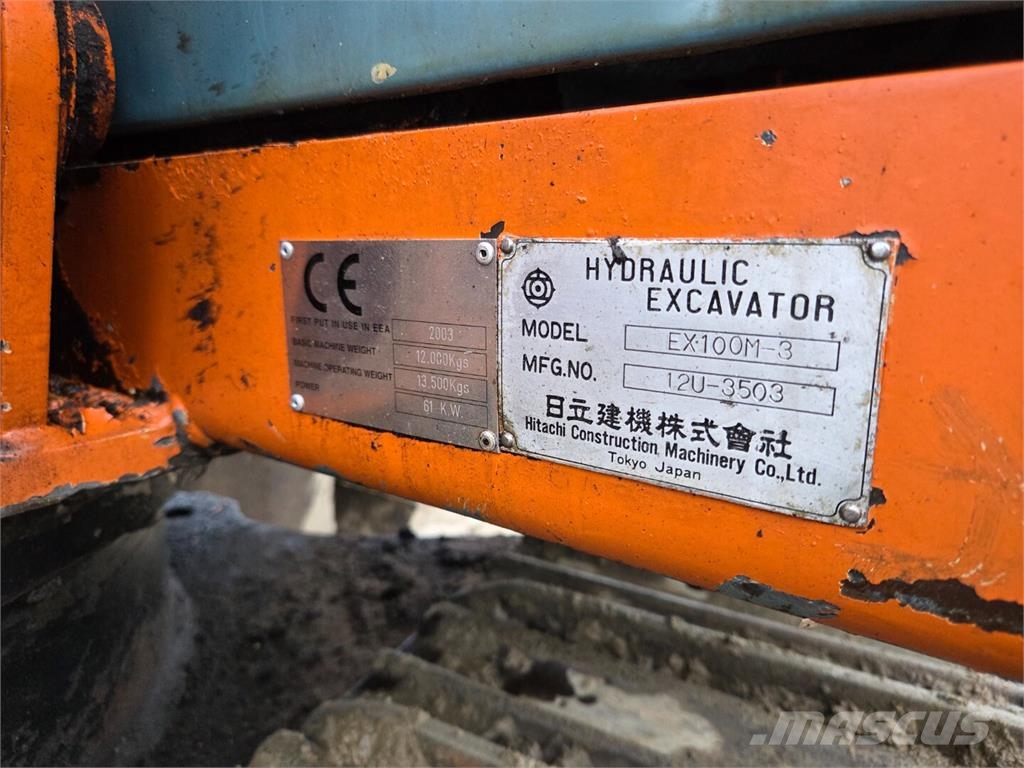 Hitachi Ex 100 M Pelle sur chenilles