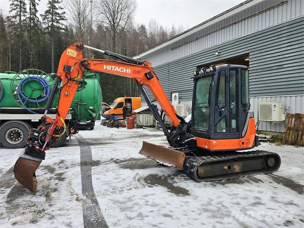 Hitachi ZX48U-3 CLR, Indexator, 6 kauhaa, harja, 2012, Espoo