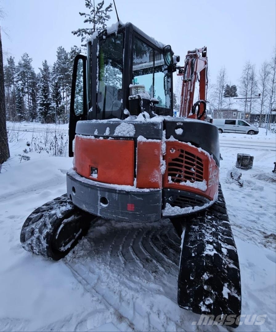 Hitachi ZX50U-2 CLR + SMP + 3 kauhaa حفارات صغيرة أقل من 7 طن (حفارات صغيرة)